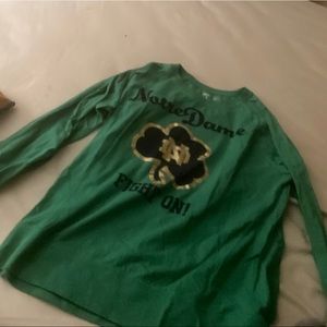 Notre Dame girl long sleeve tee